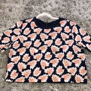 🍡Flower design crop top 🍡